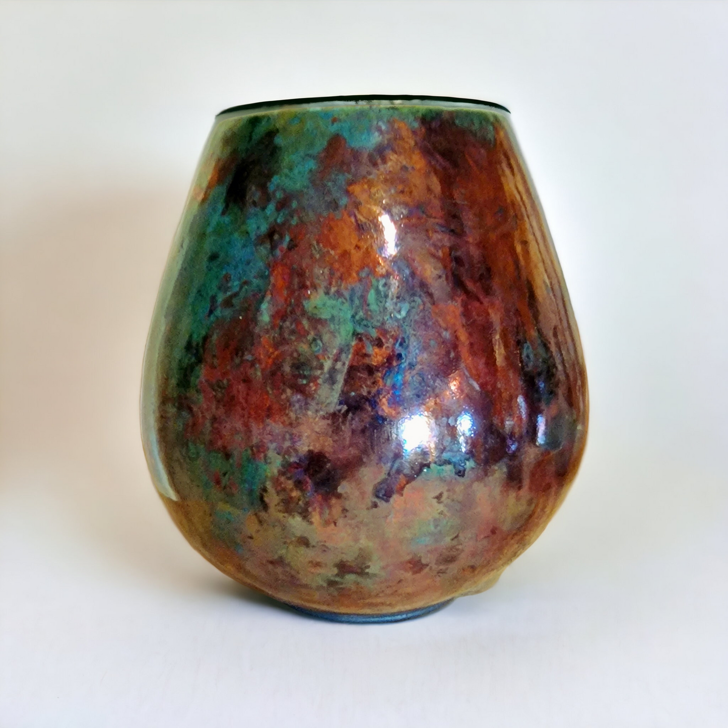 Porcelain tear drop vase - #9