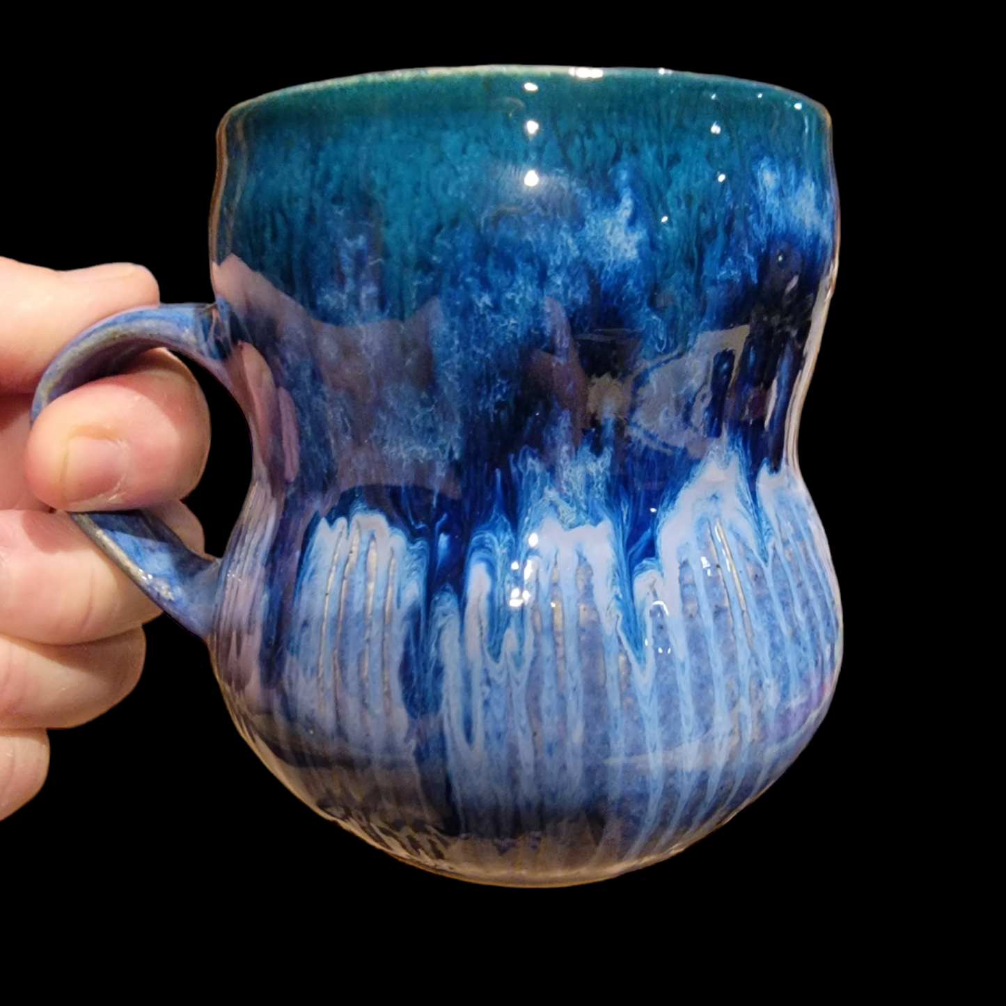Teal and Blue Mug - #44