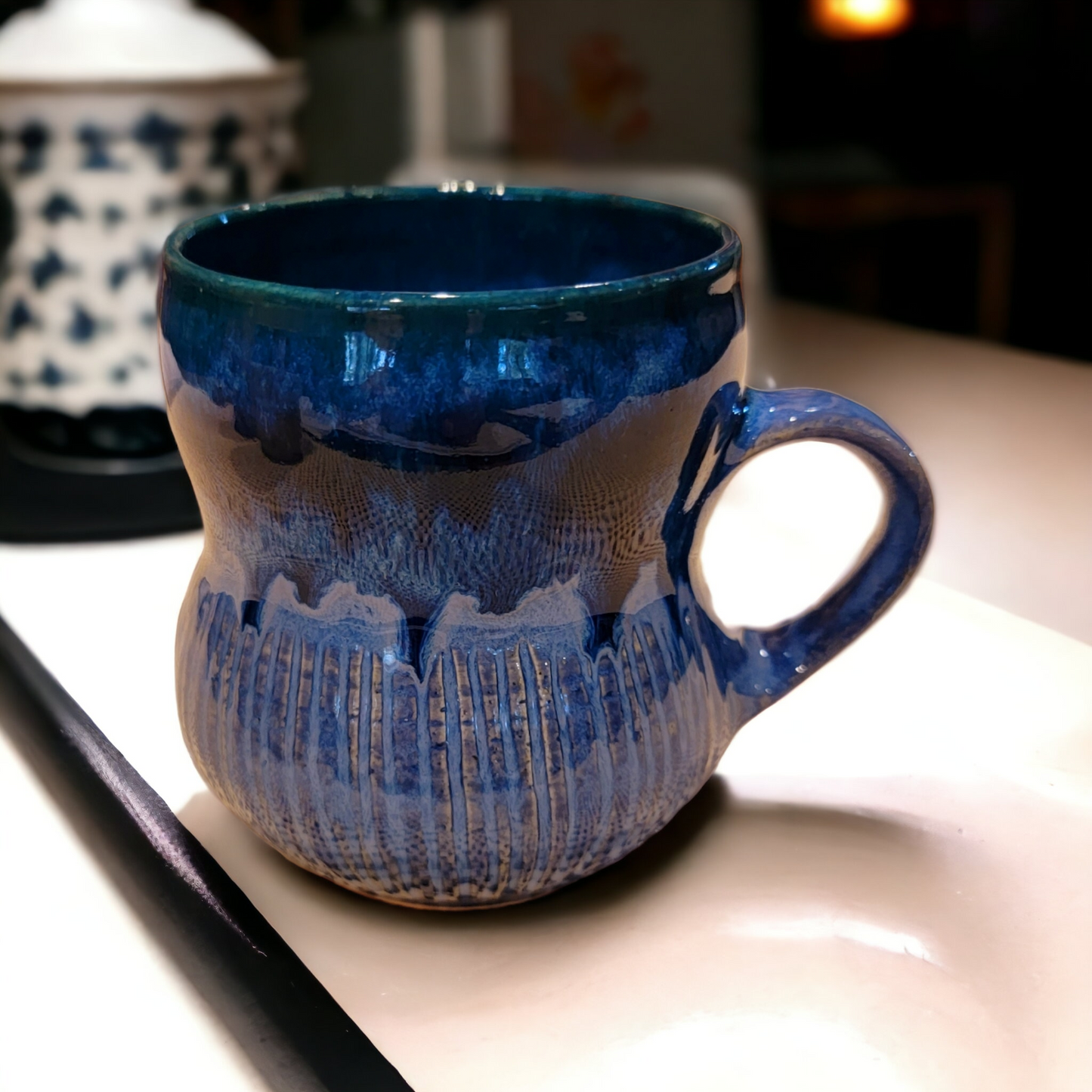 Teal and Blue Mug - #44