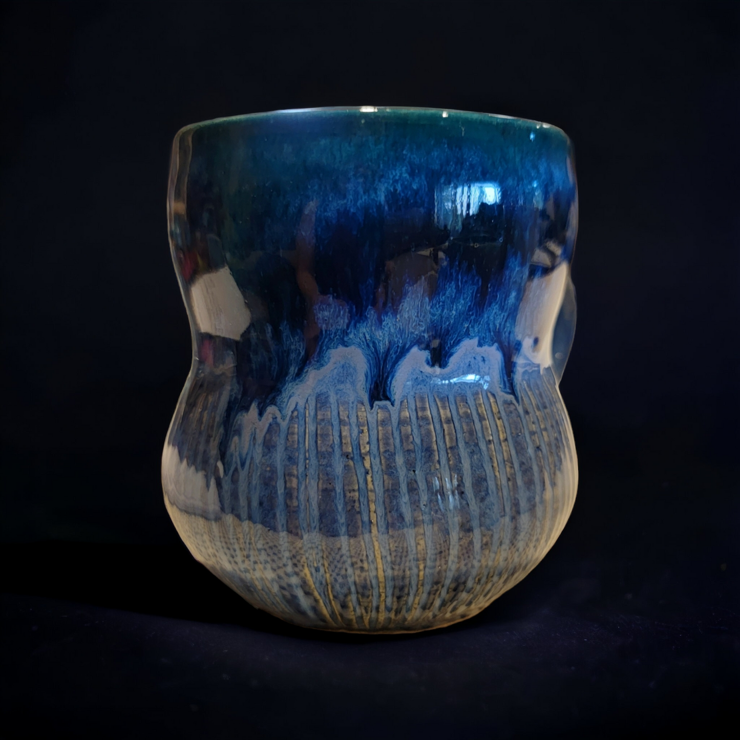 Teal and Blue Mug - #44