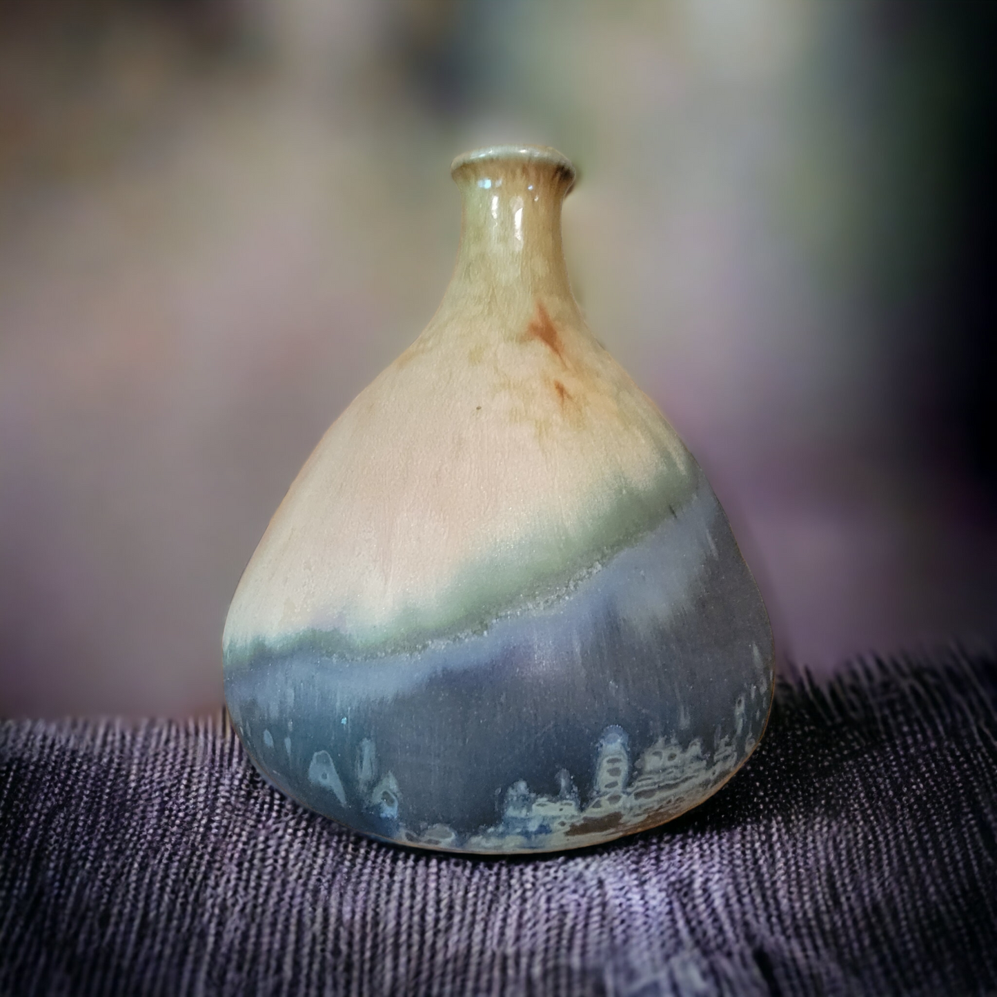 Salt fired, Bell shaped vase - #21