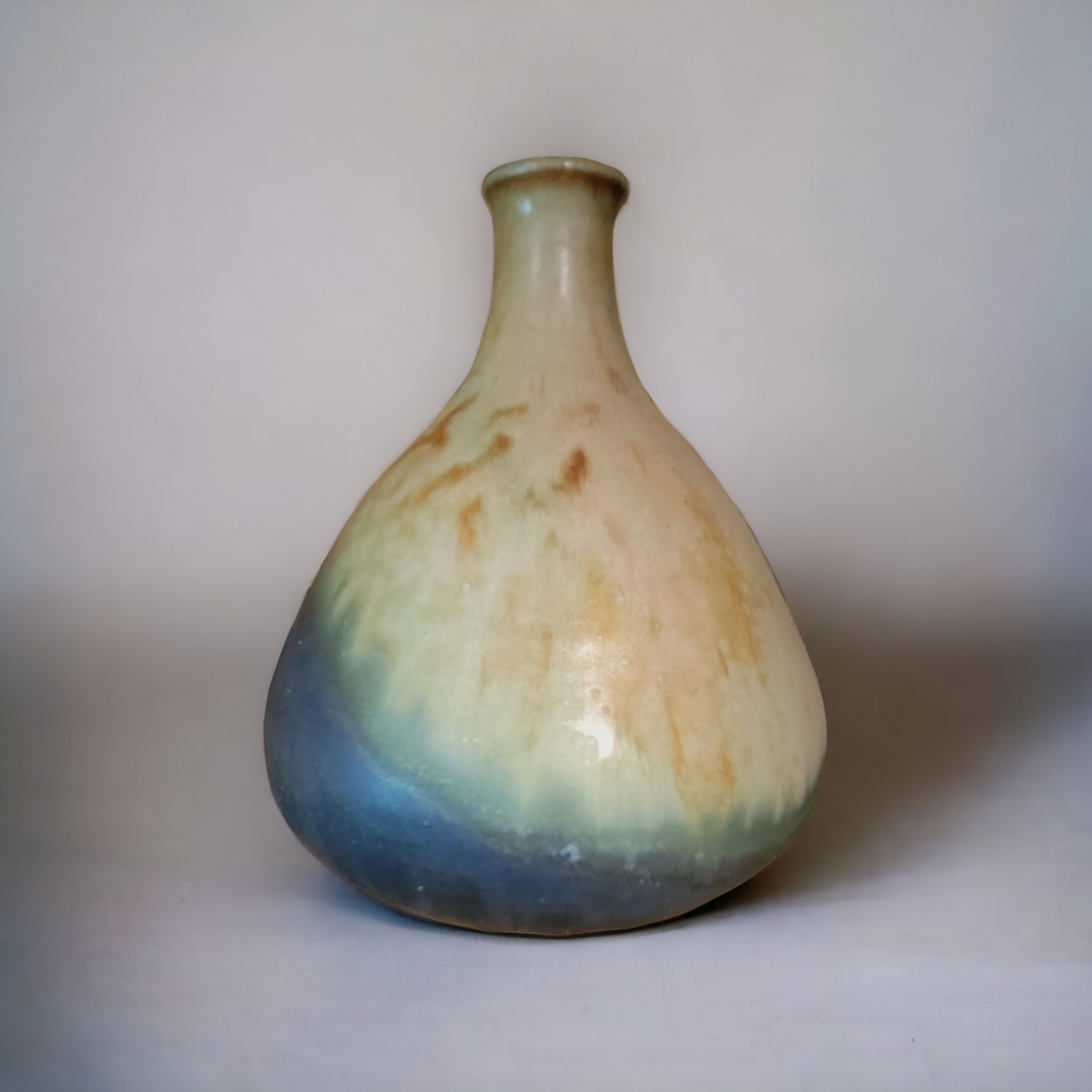 Salt fired, Bell shaped vase - #21