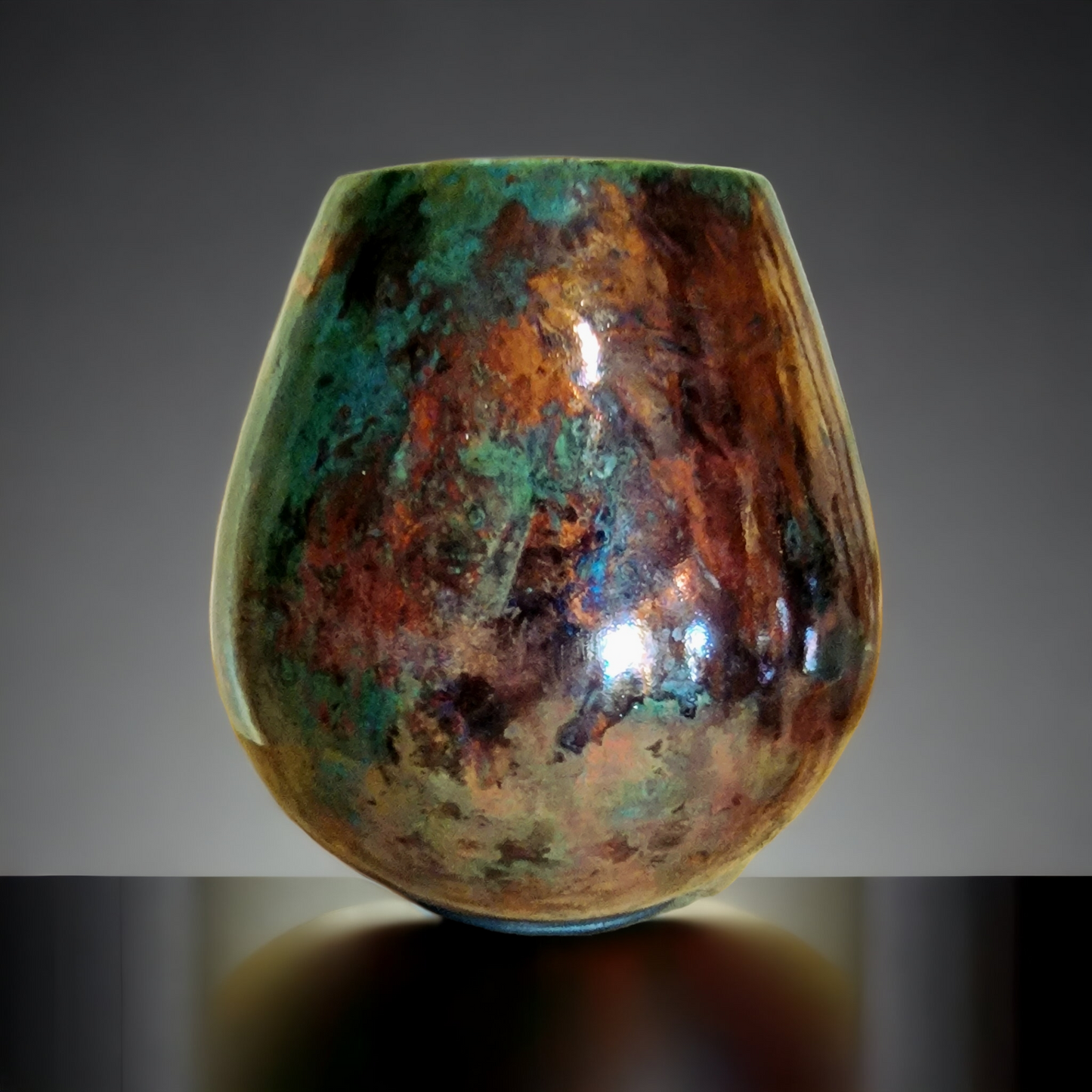 Porcelain tear drop vase - #9