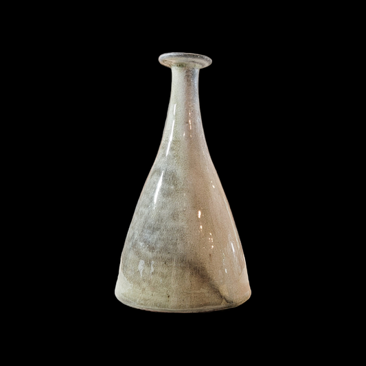 Wood fired gray toned mid-century vase - #107