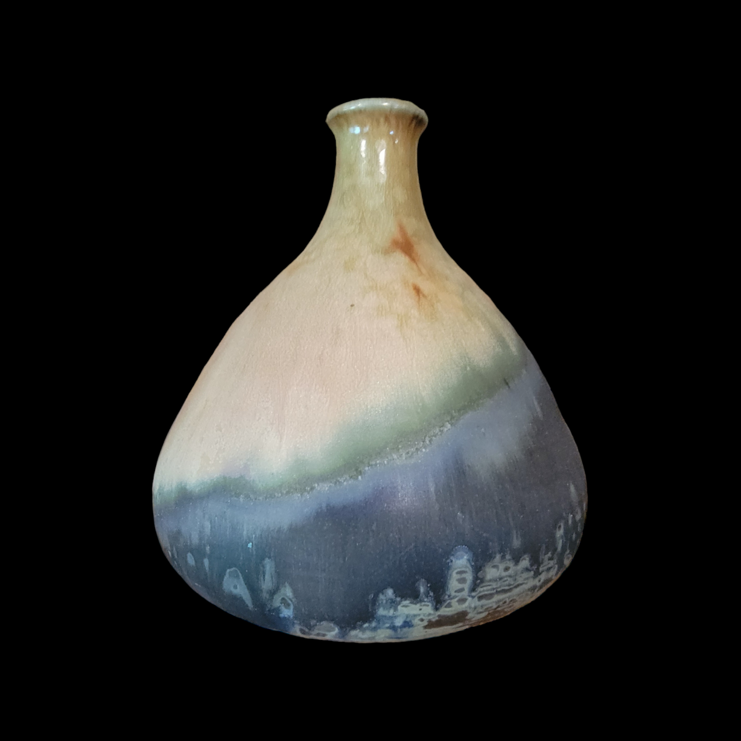 Salt fired, Bell shaped vase - #21