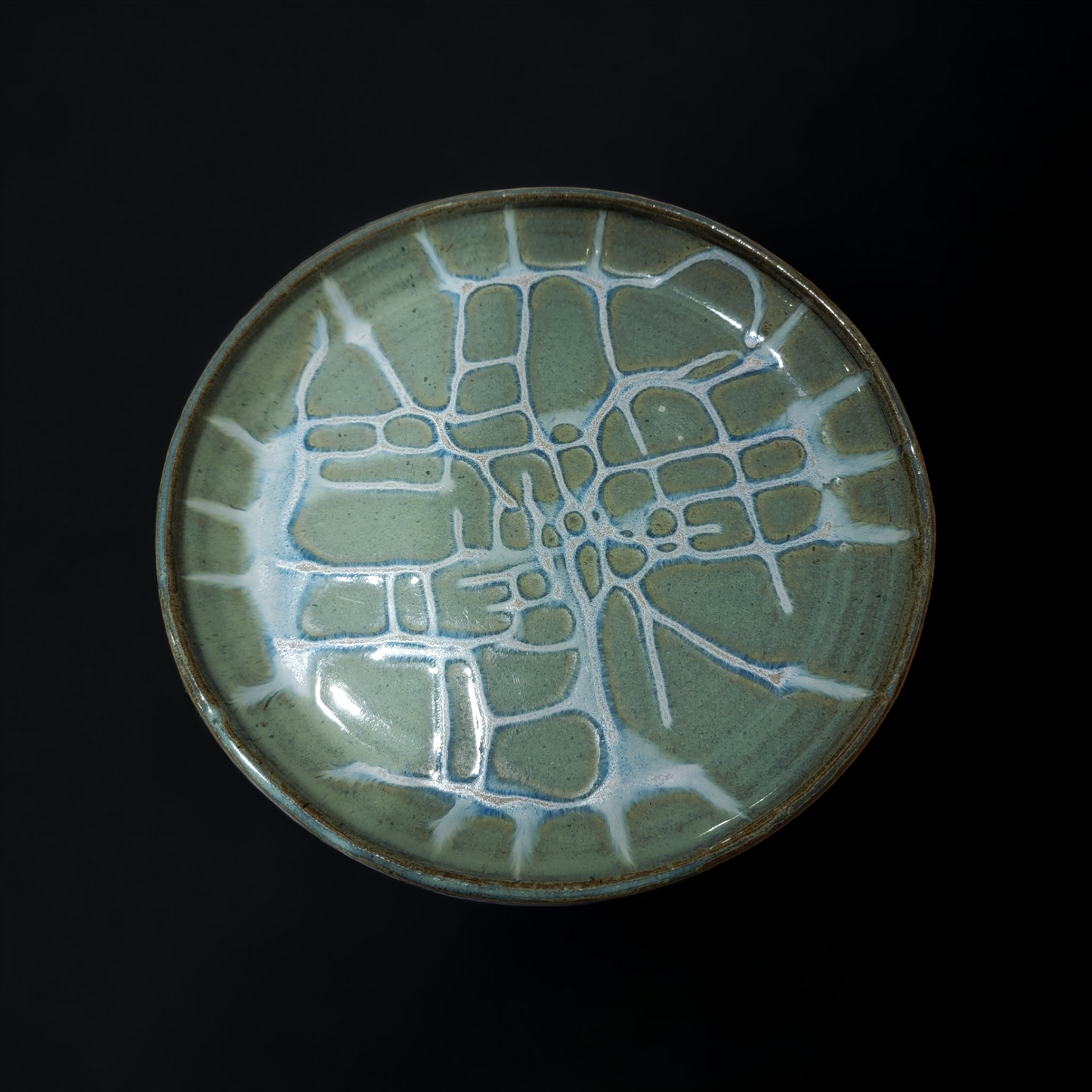 Slip Trailed Plate - #28
