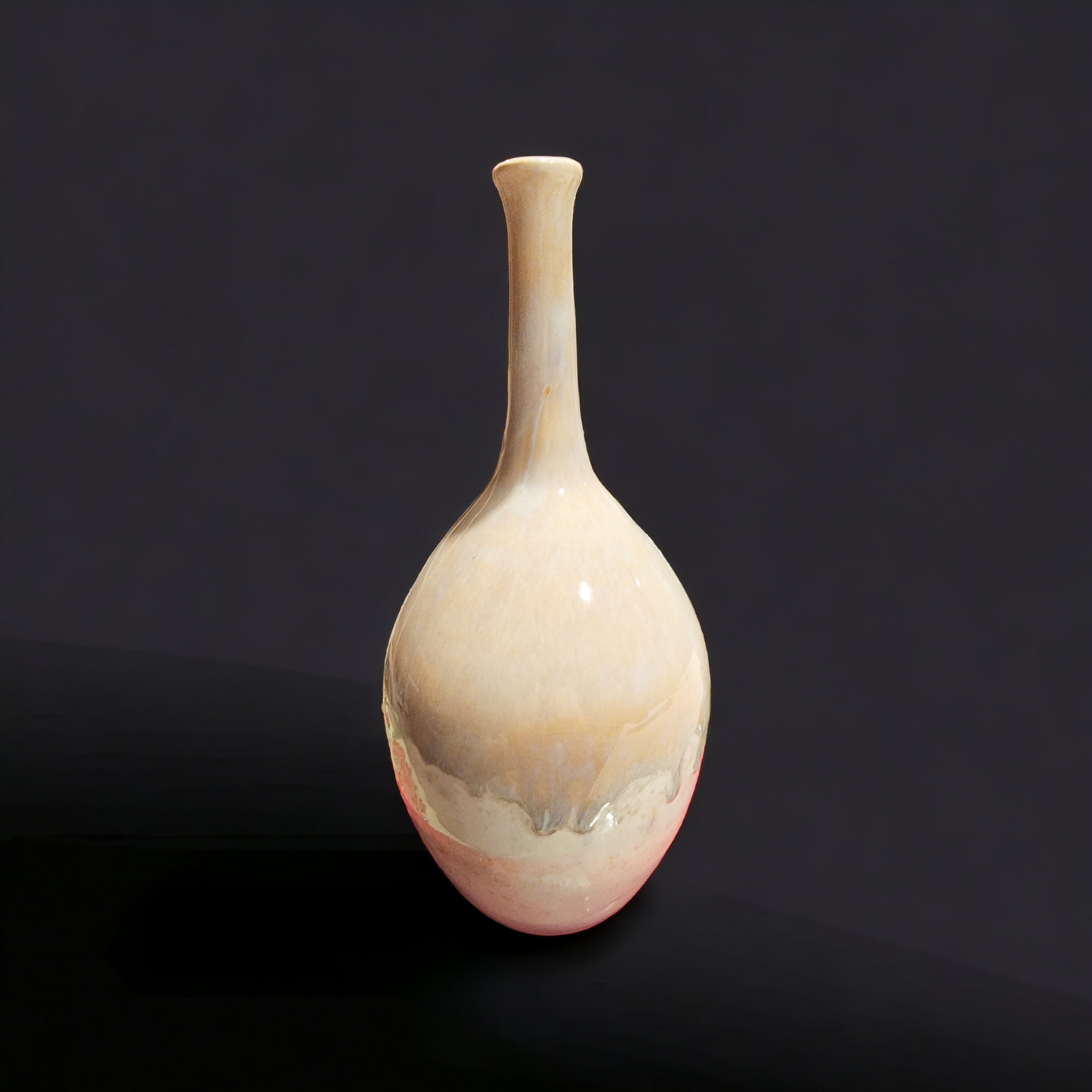 SOLD - Porcelain Long necked Vase/bottle - #4