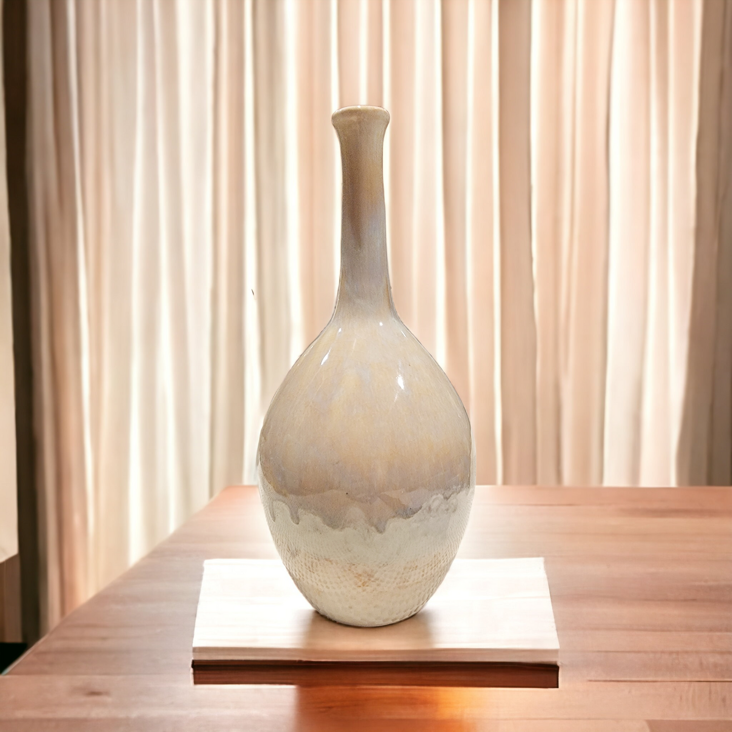 SOLD - Porcelain Long necked Vase/bottle - #4