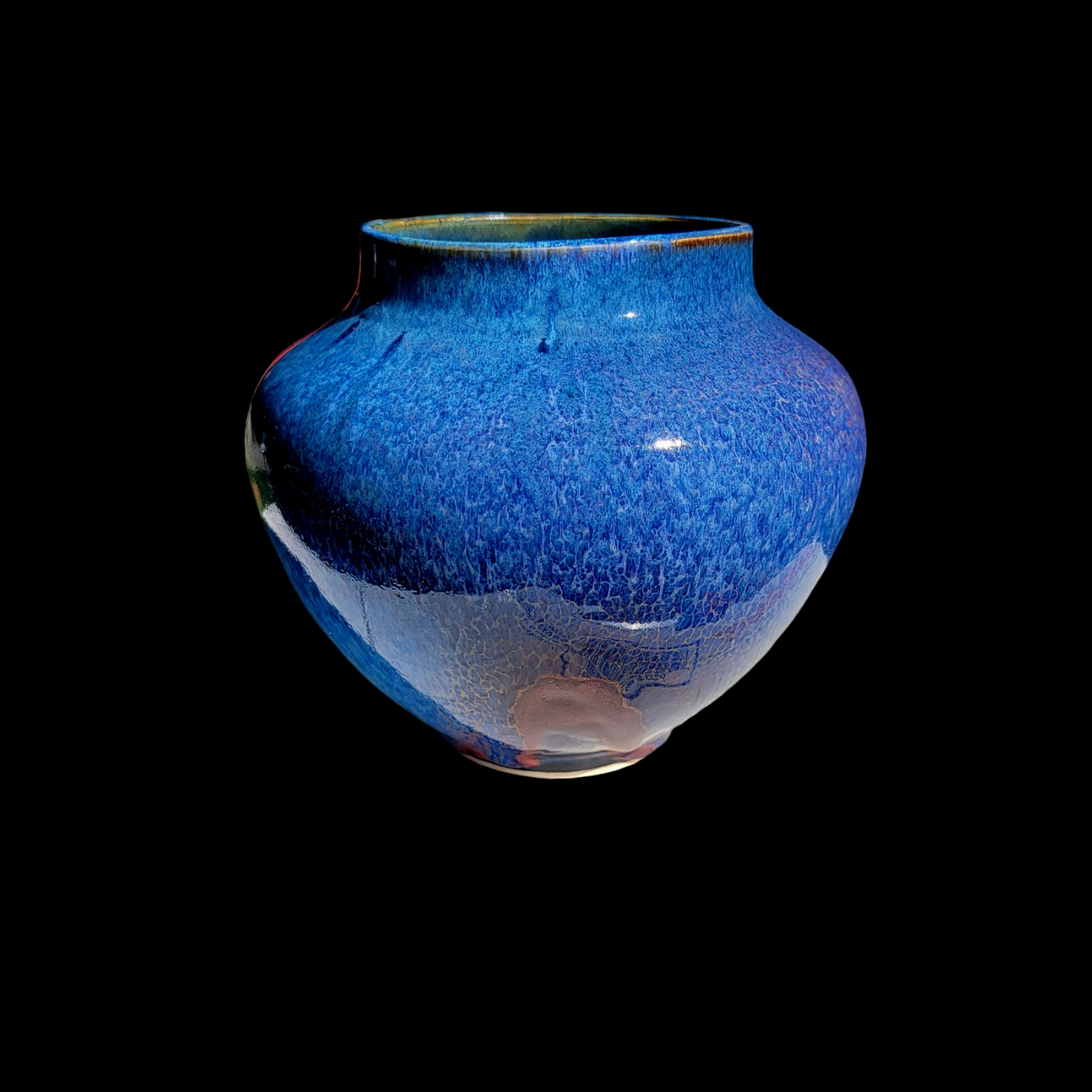 Porcelain Indigo Vase - #3