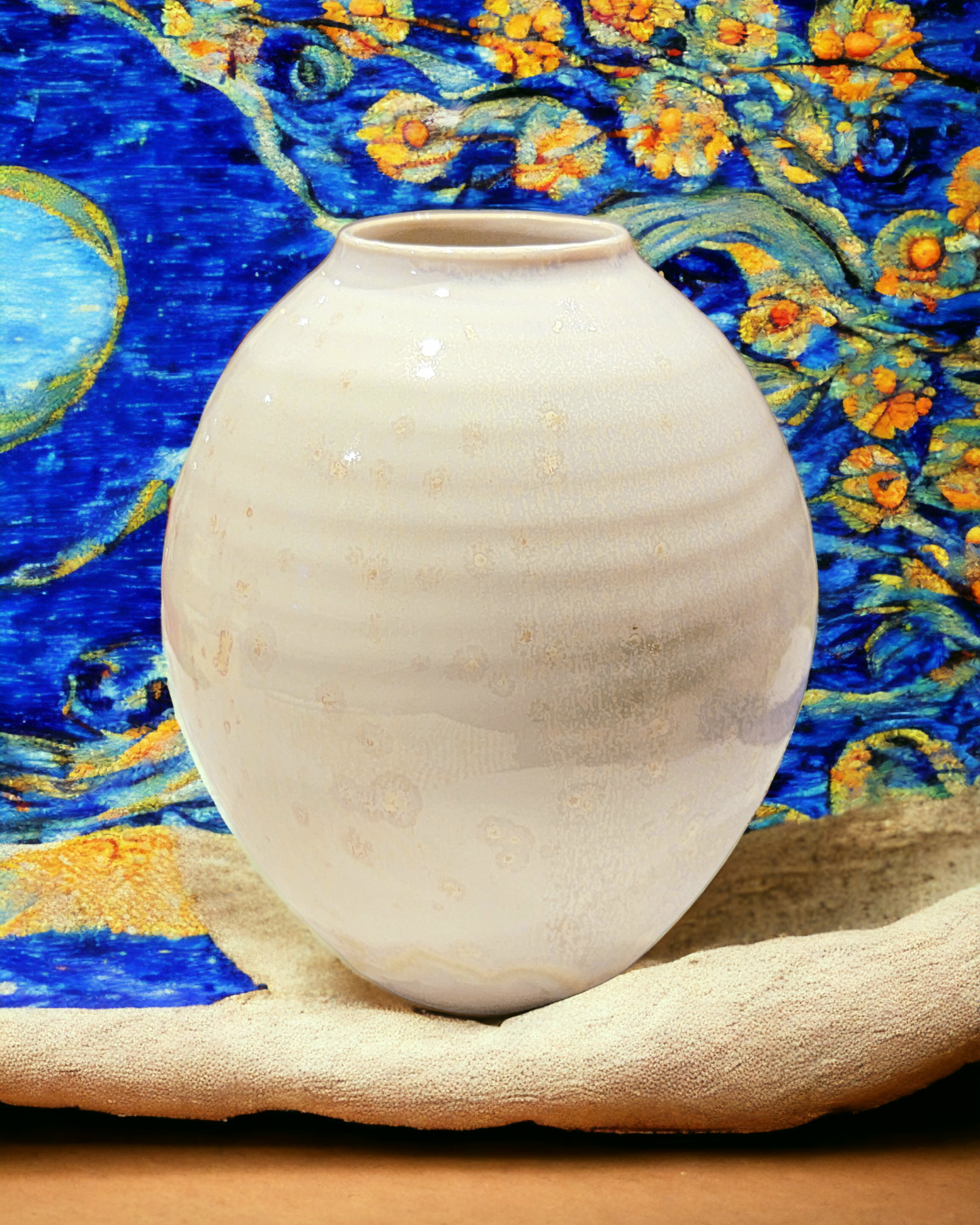 Cream Porcelain Vase - #62