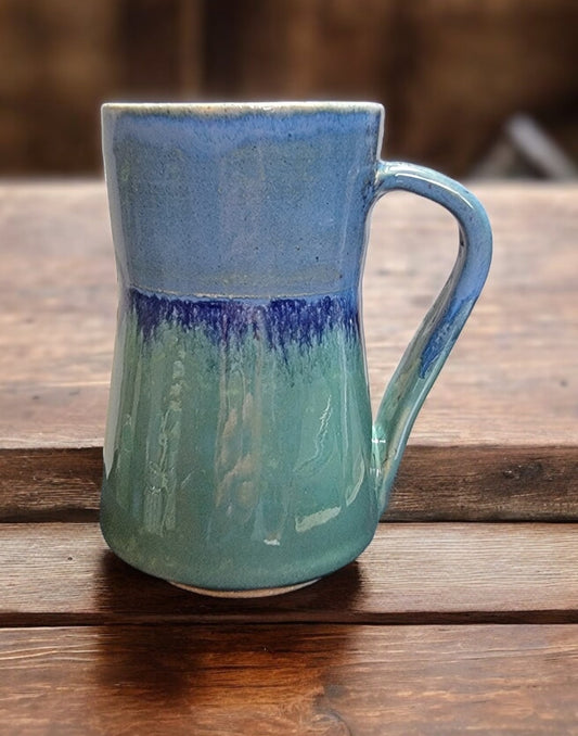 Sky Blue and Sea green Mug