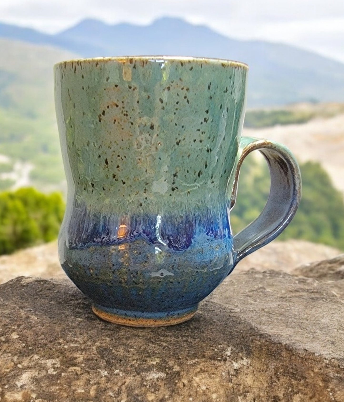 Small Two-toned Speckled Mug