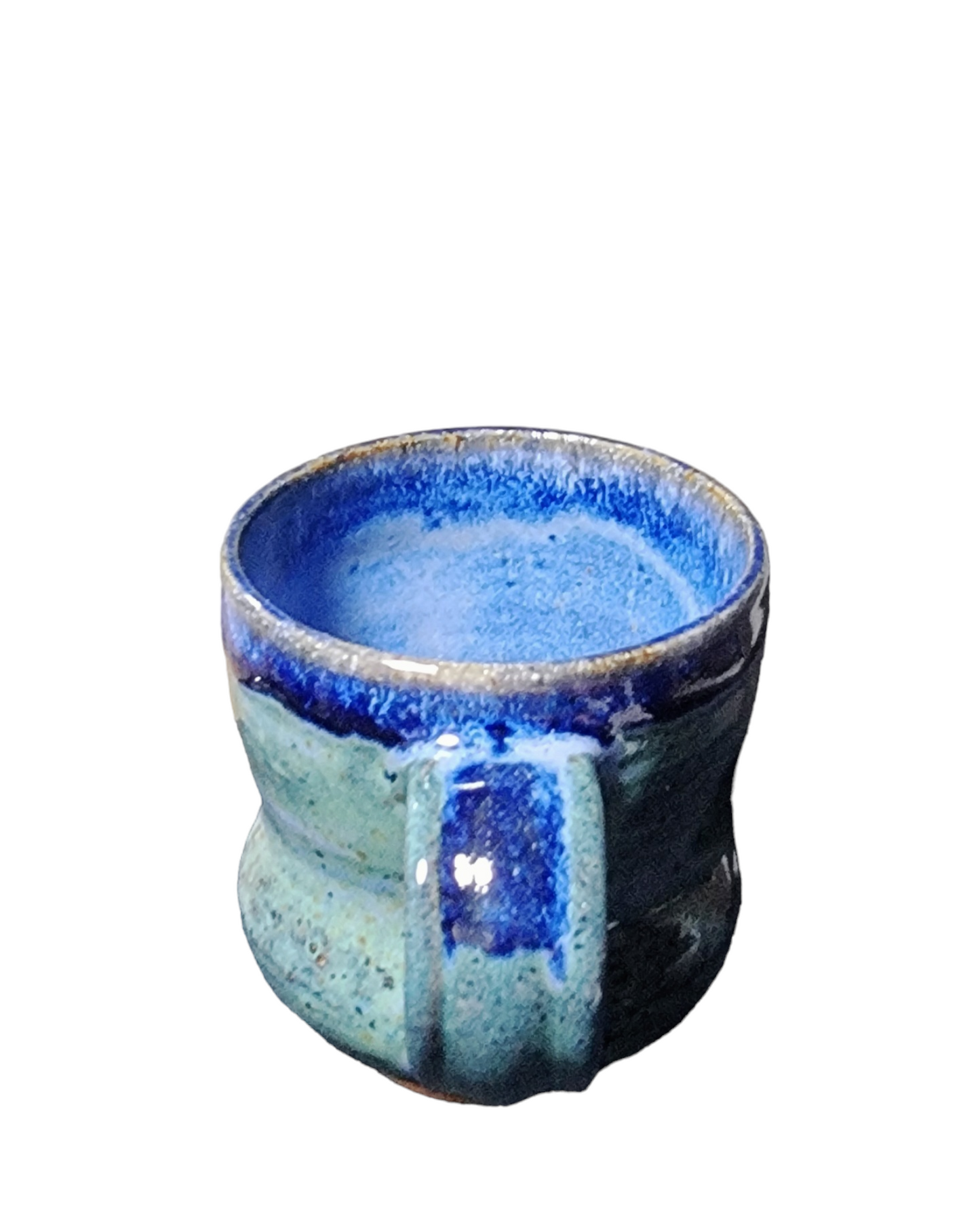 Small Colbalt and Denim Blue Mug