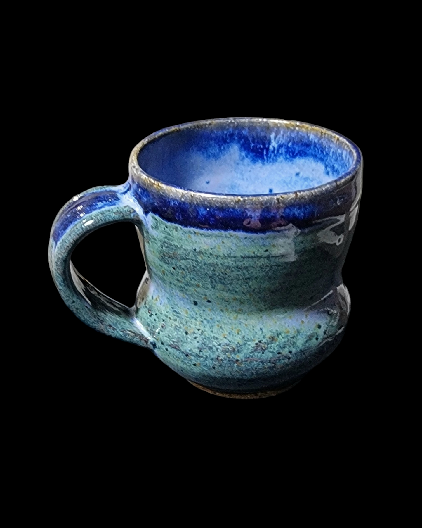 Small Colbalt and Denim Blue Mug