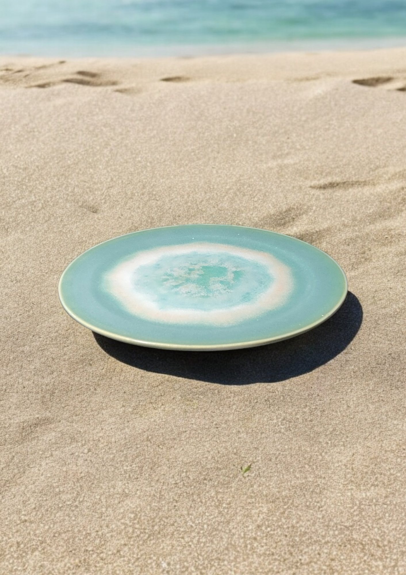 Large Seafoam Plates