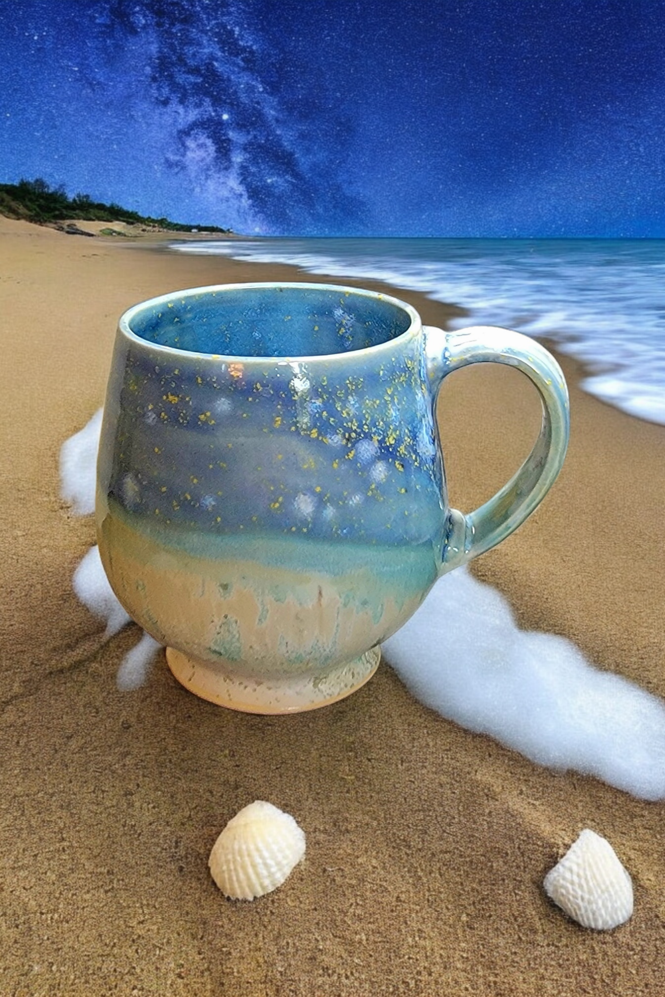 Starry Night Beach Mug No. 2