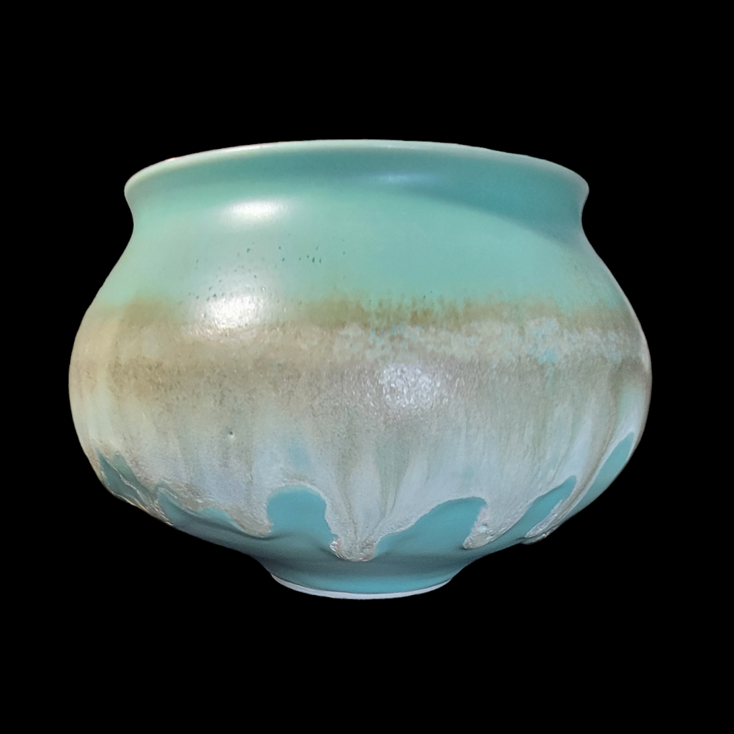 Large Seafoam Satin Vessel