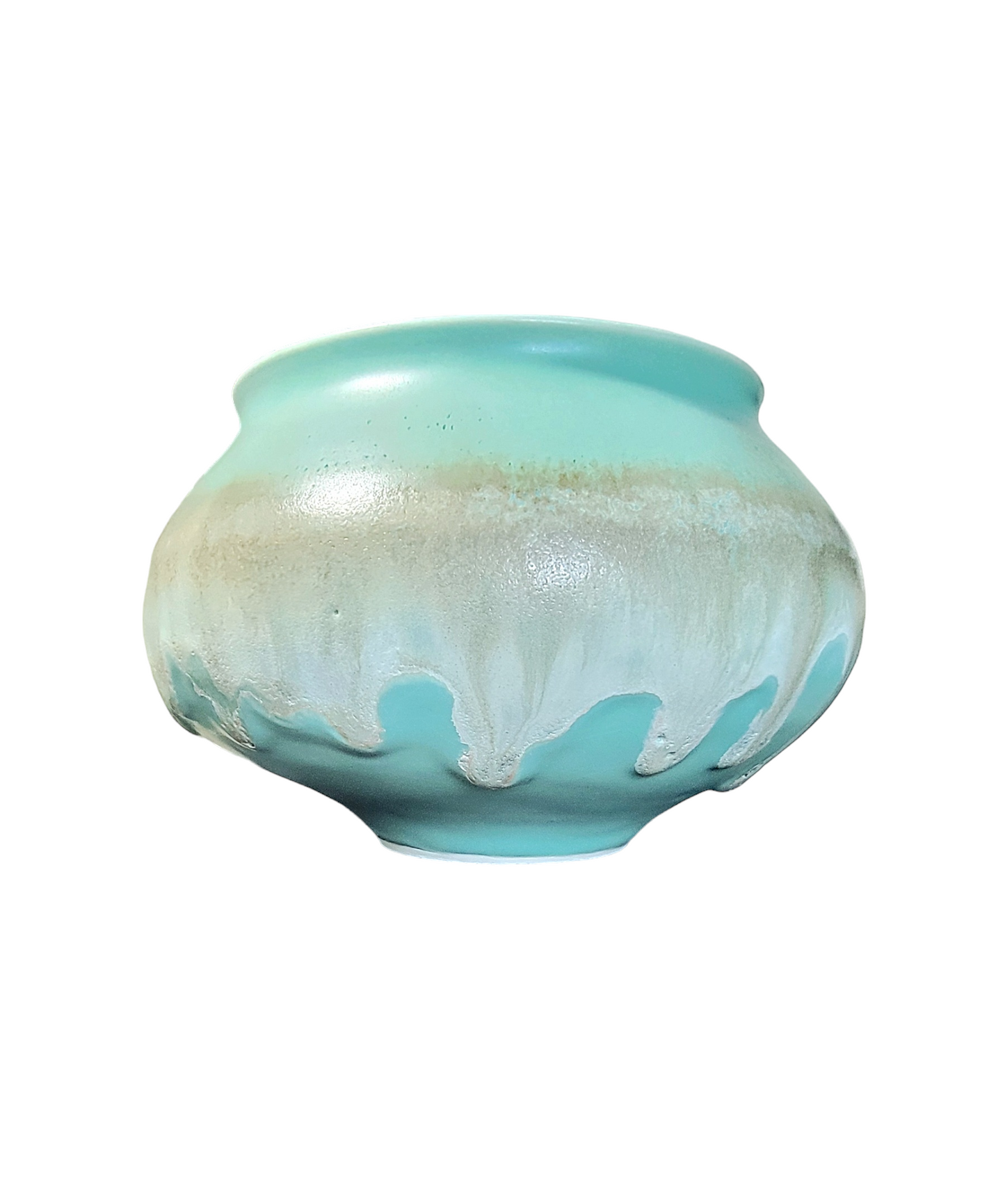 Large Seafoam Satin Vessel