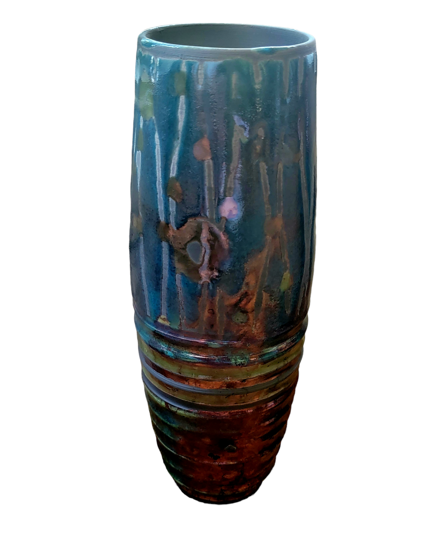 Medium Tall Raku Vase