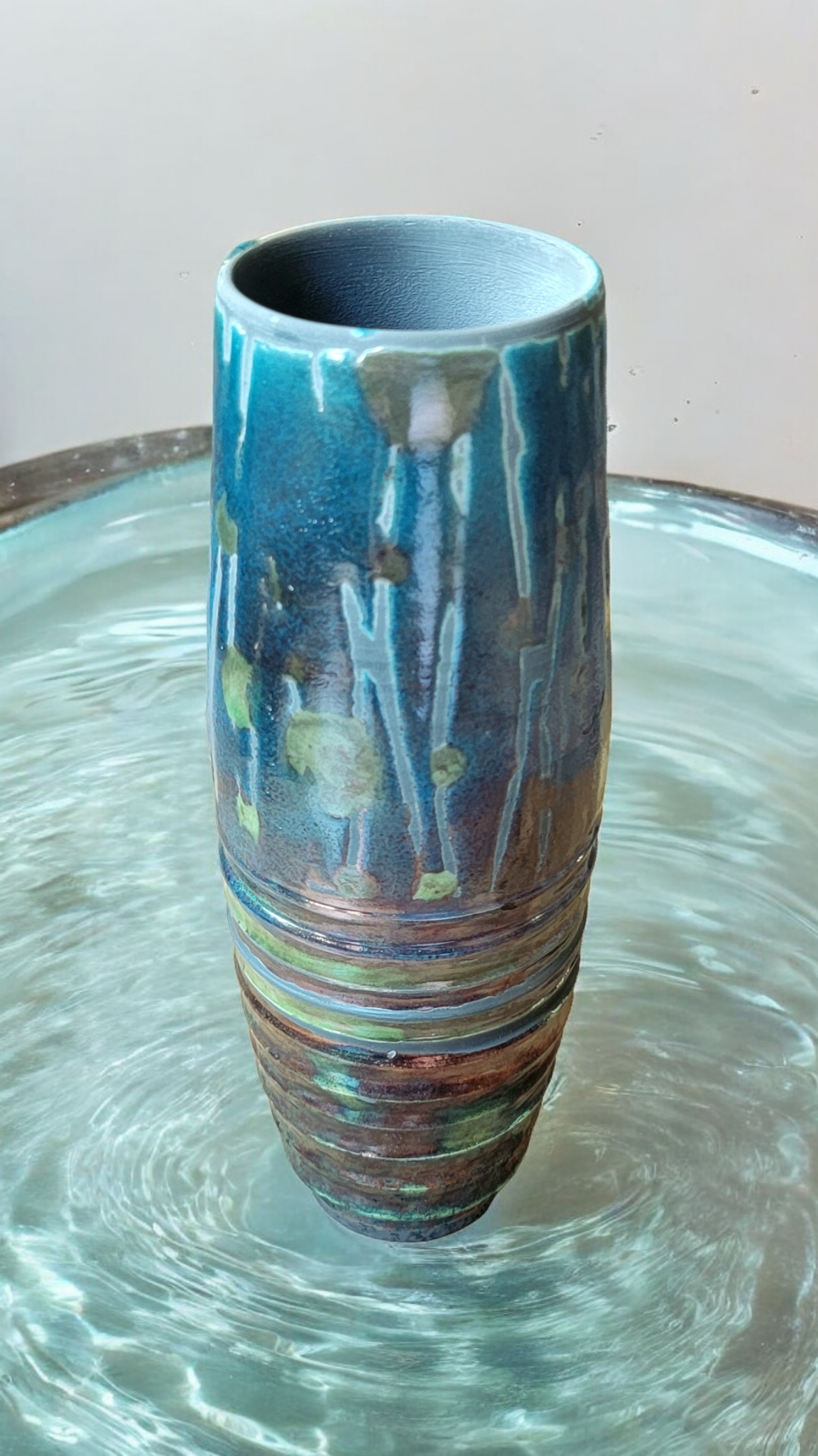 Medium Tall Raku Vase