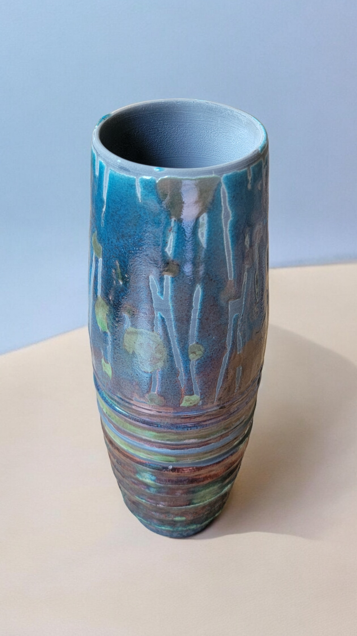 Medium Tall Raku Vase