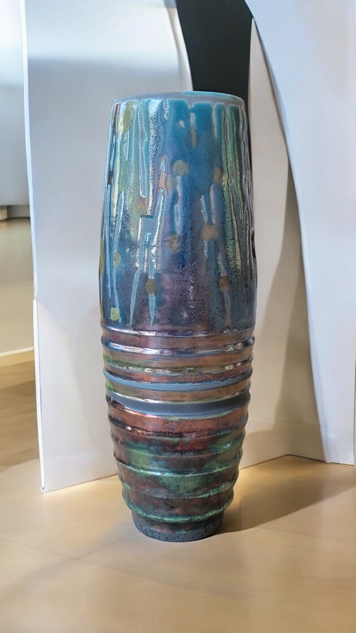 Medium Tall Raku Vase