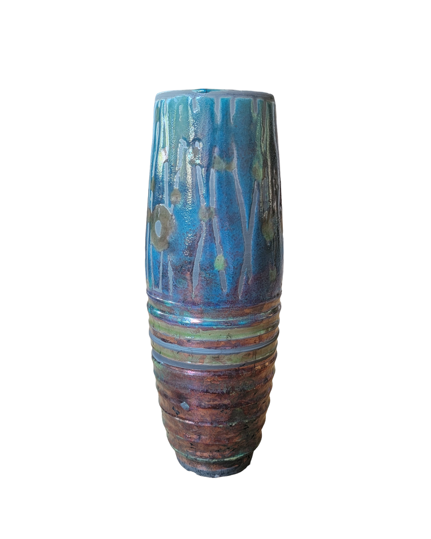 Medium Tall Raku Vase