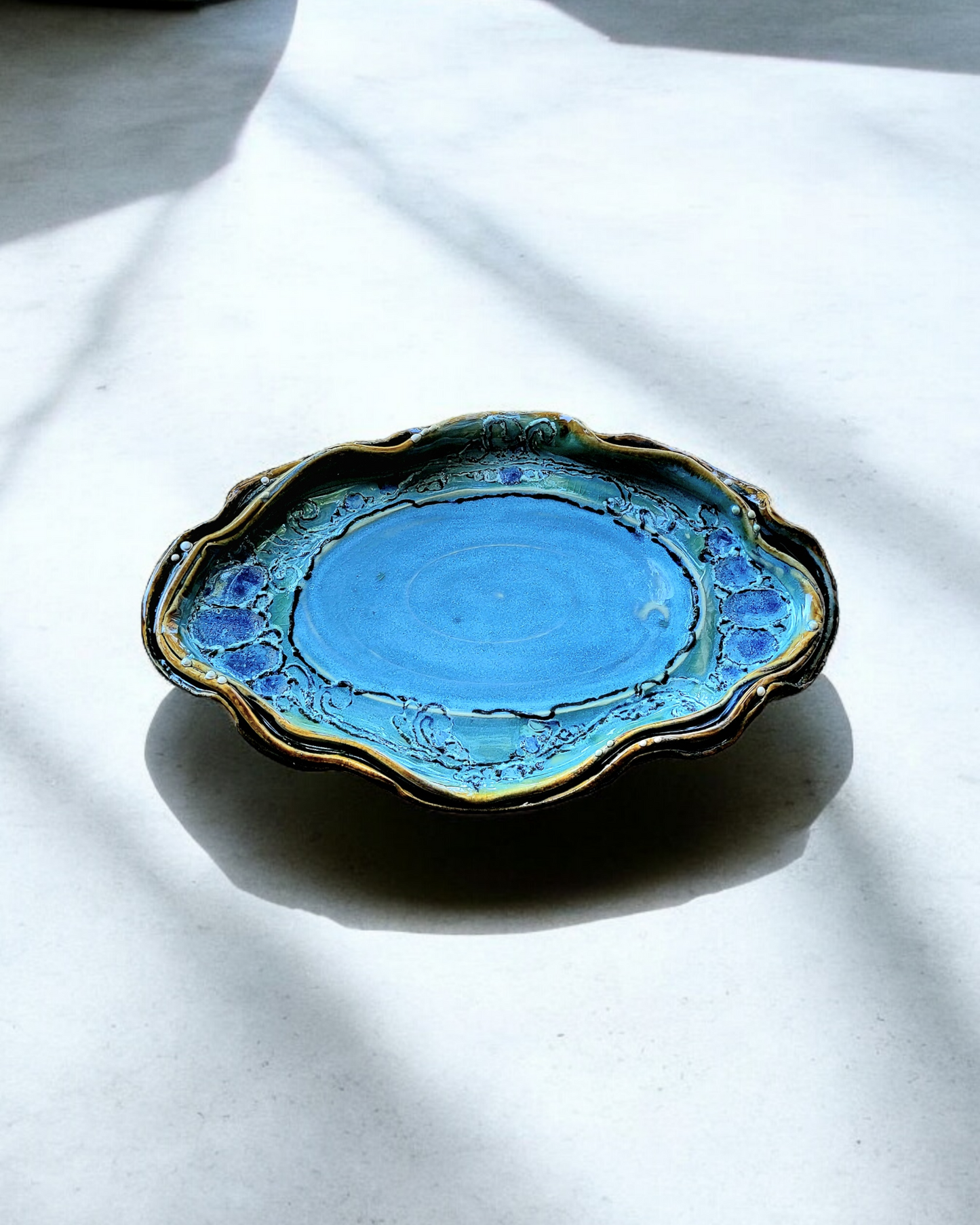 Thrown and Altered Decorative Platter